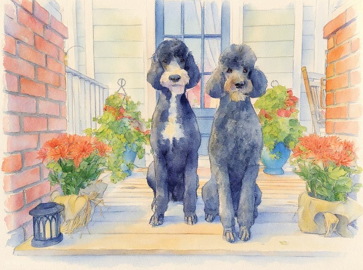 Transform image to watercolor art style