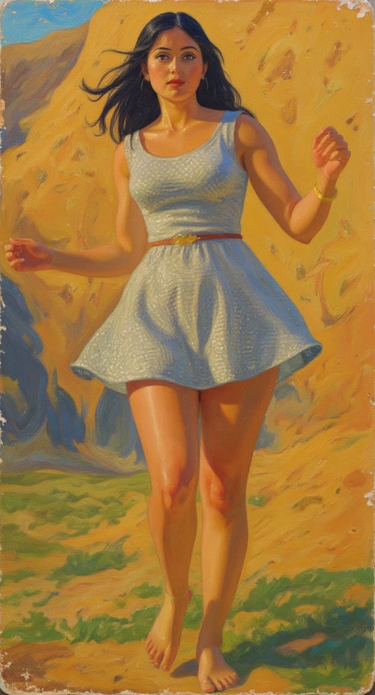 Transform image to vintage art style