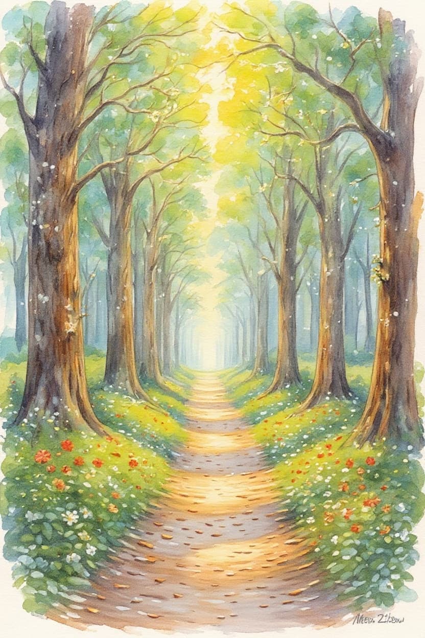 Transform image to watercolor art style