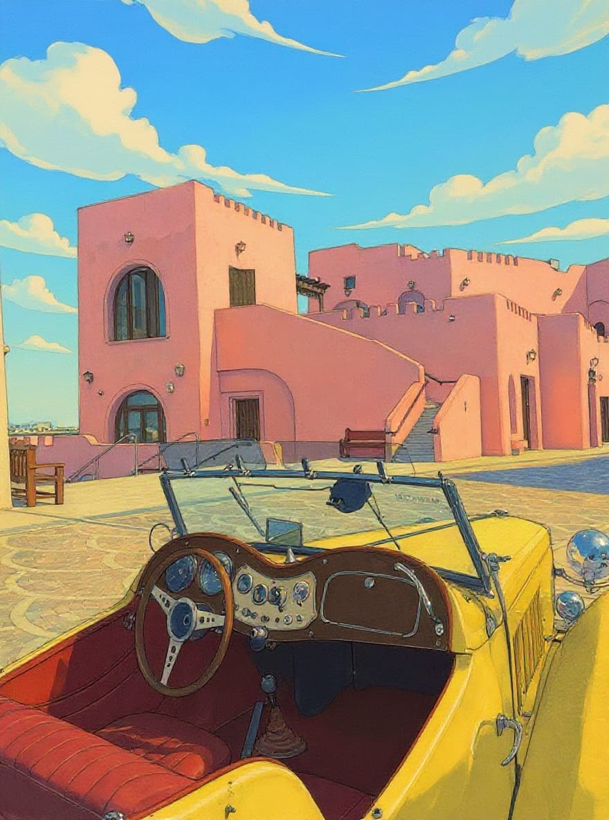 Transform image to ghibli art style