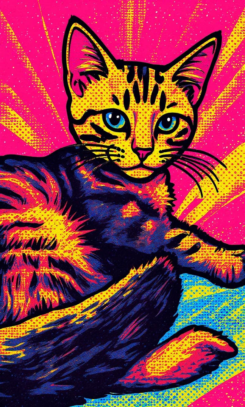 Transform image to pop-art art style