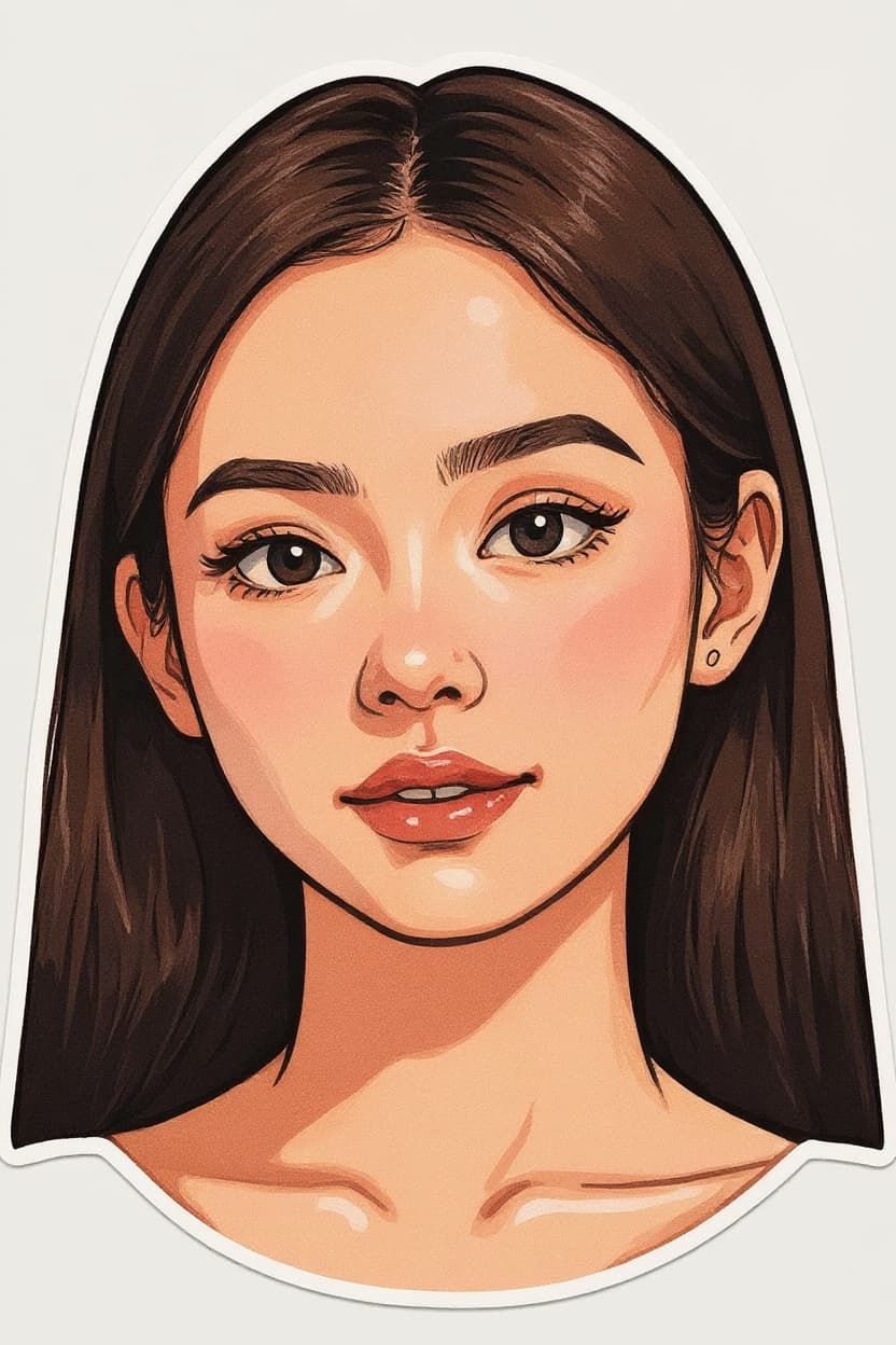 Transform image to cartoon-sticker art style