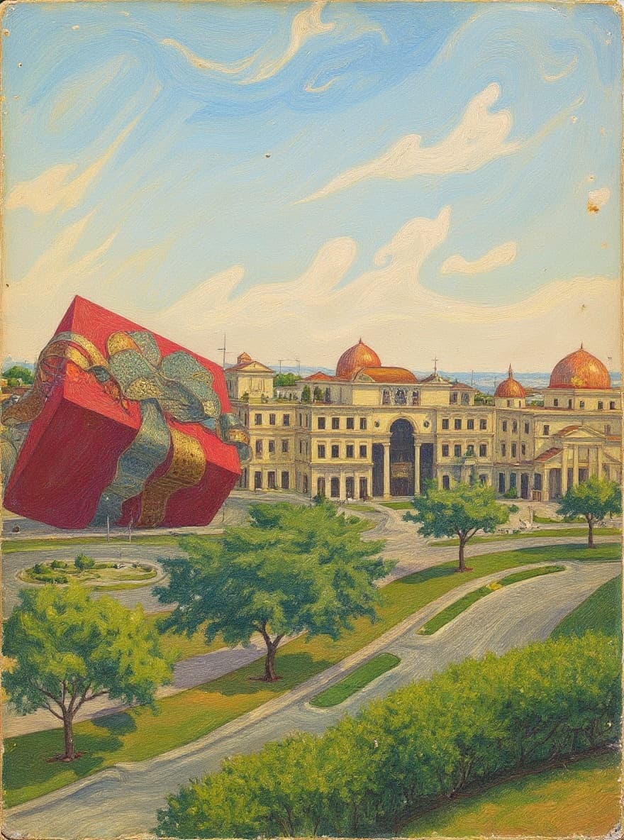Transform image to vintage art style