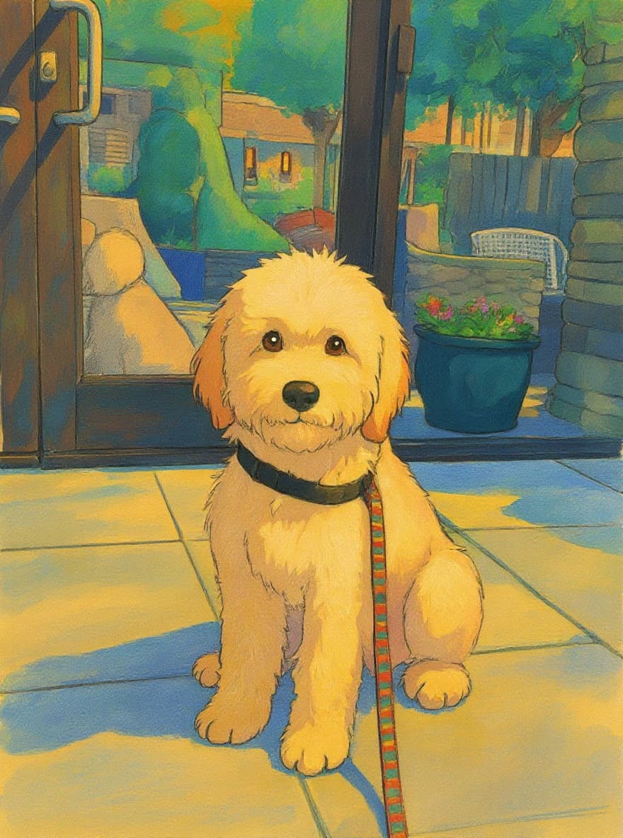 Transform image to ghibli art style
