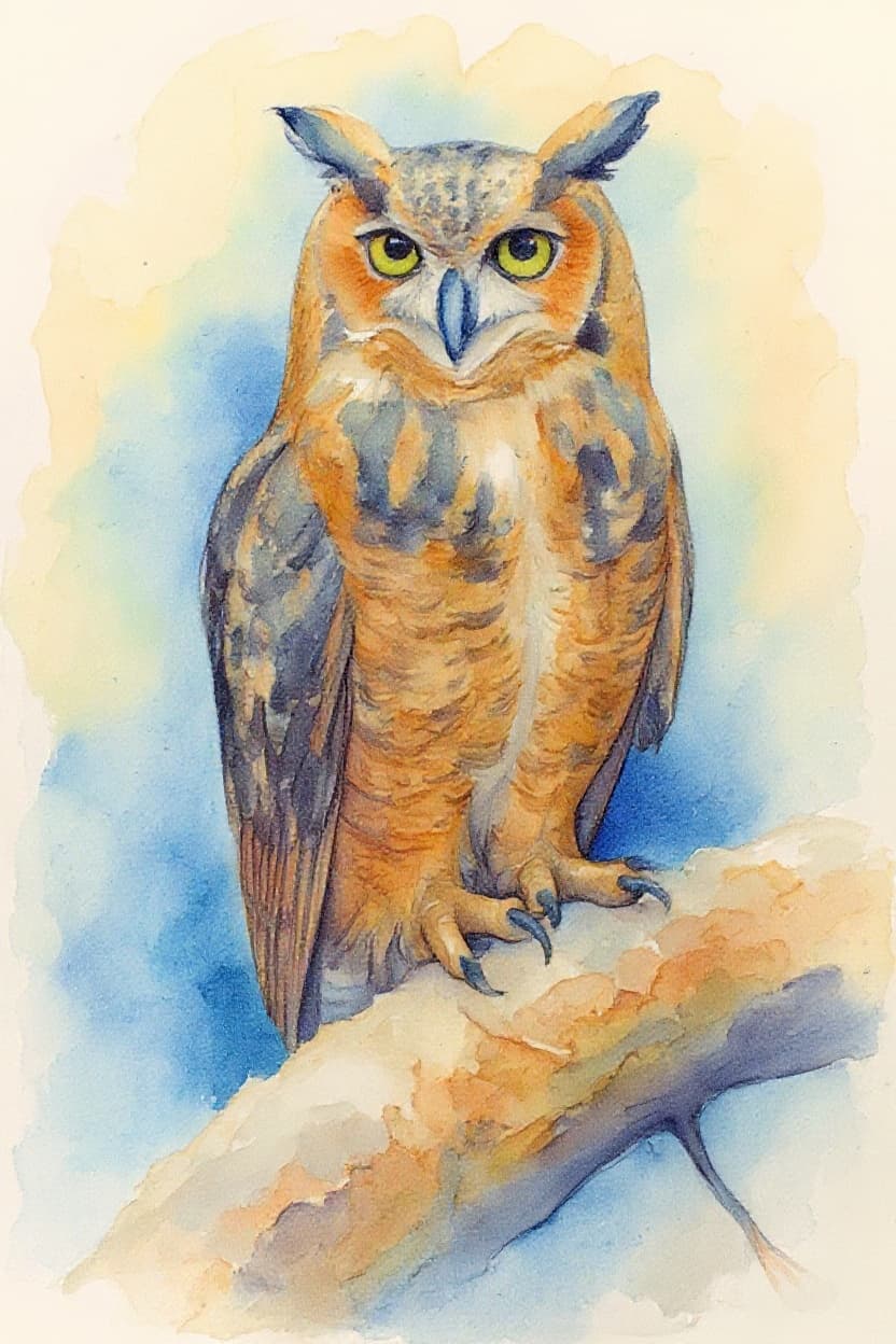 Transform image to watercolor art style
