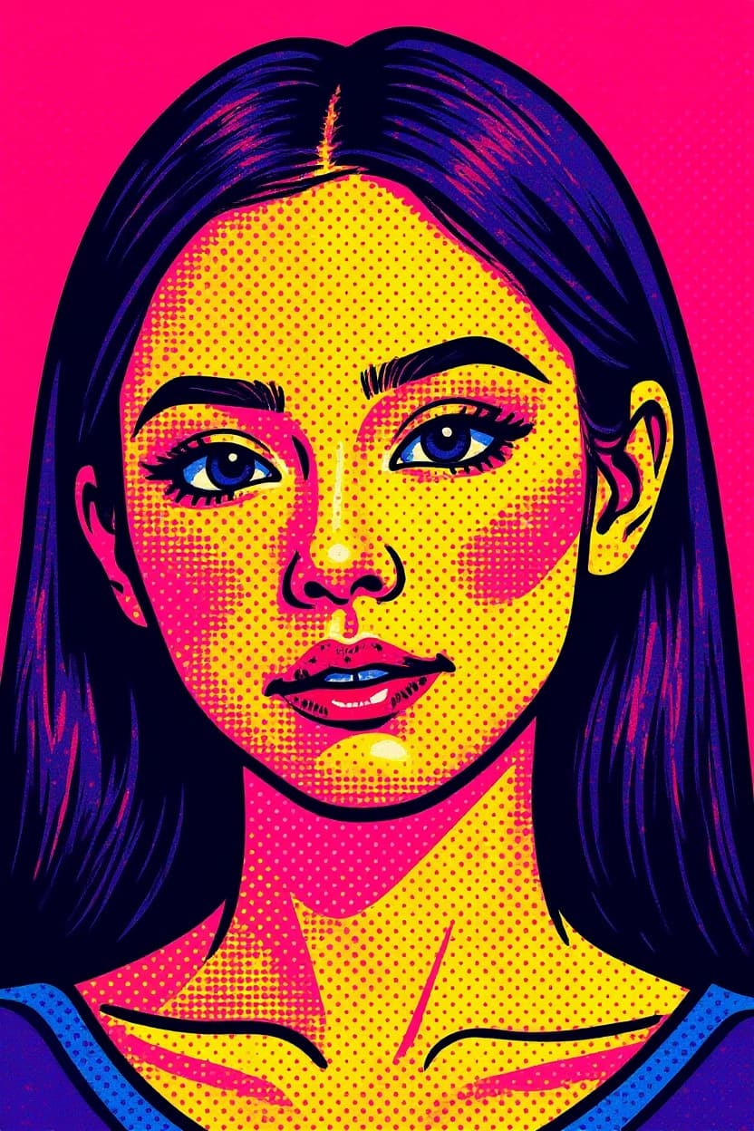 Transform image to pop-art art style