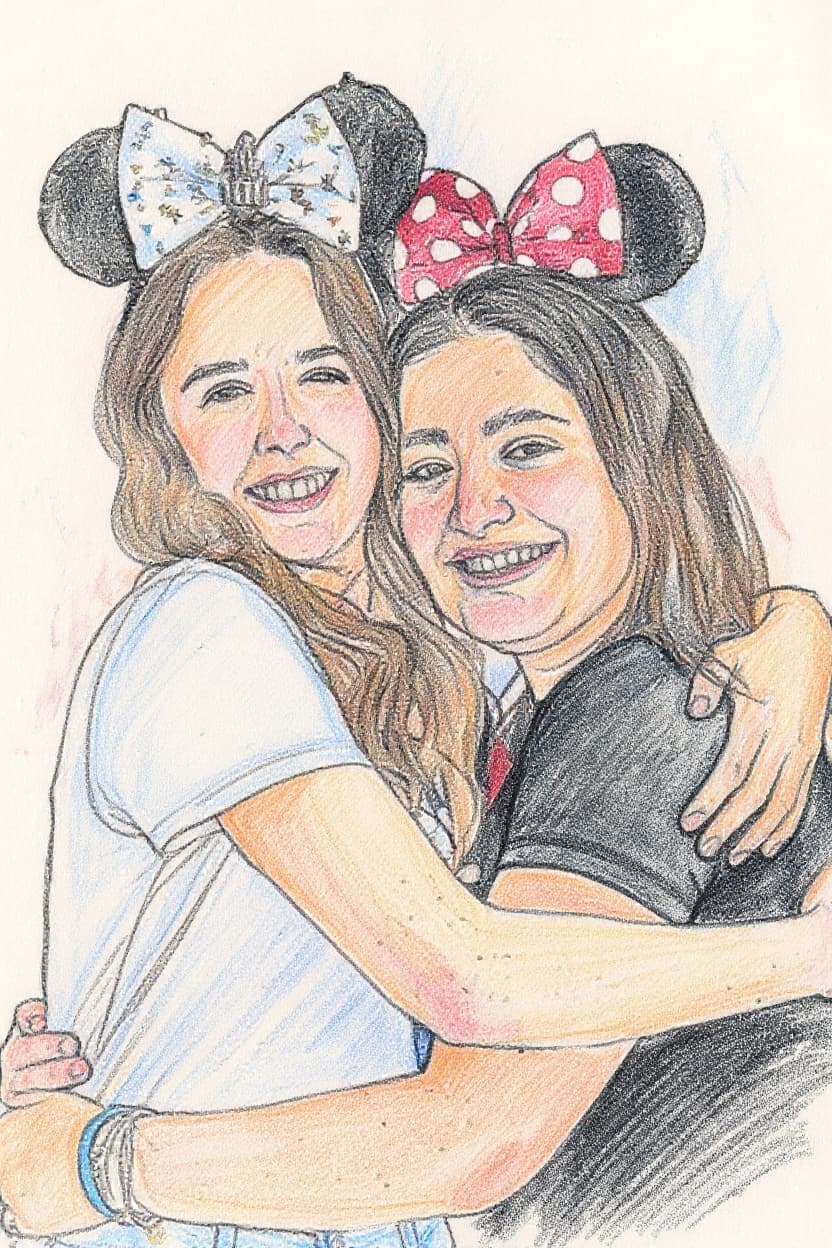 Transform image to sketch art style