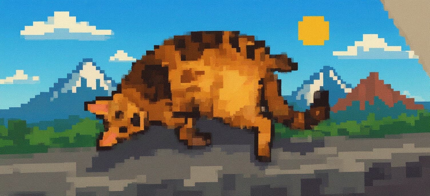 Transform image to pixel-art art style