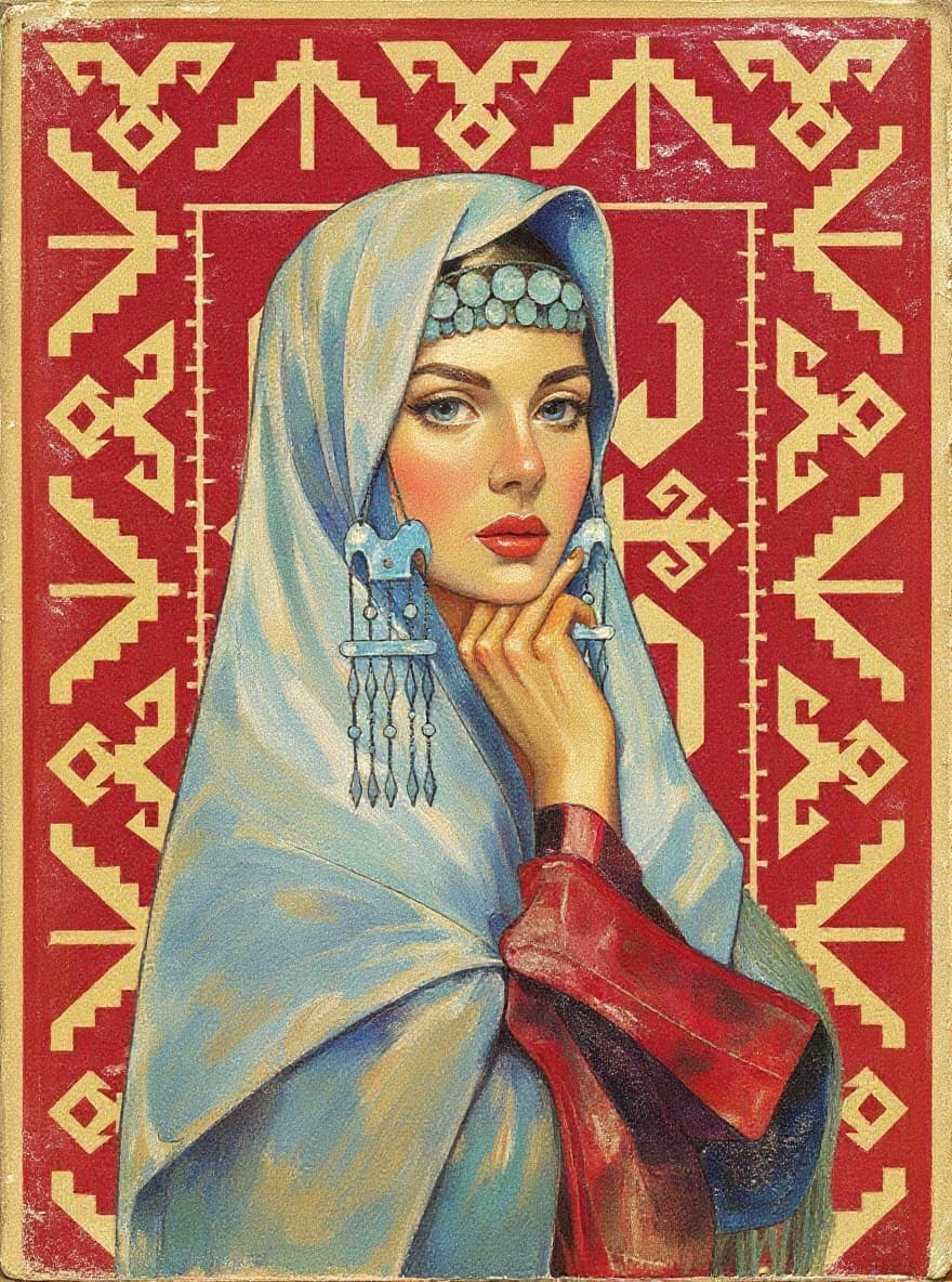 Transform image to vintage art style