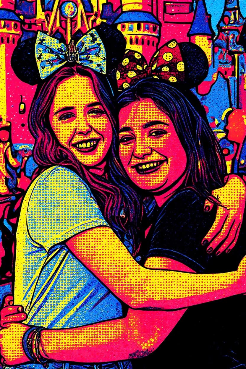 Transform image to pop-art art style