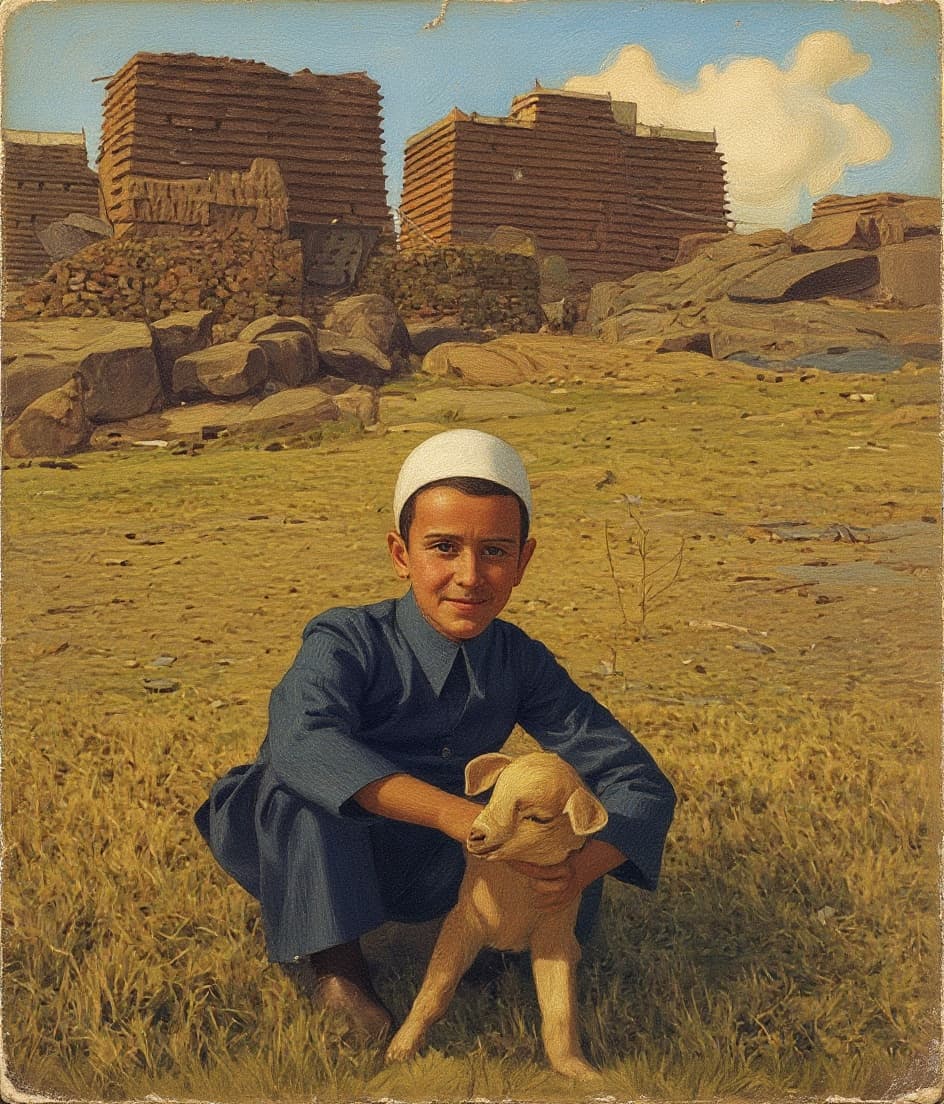 Transform image to vintage art style