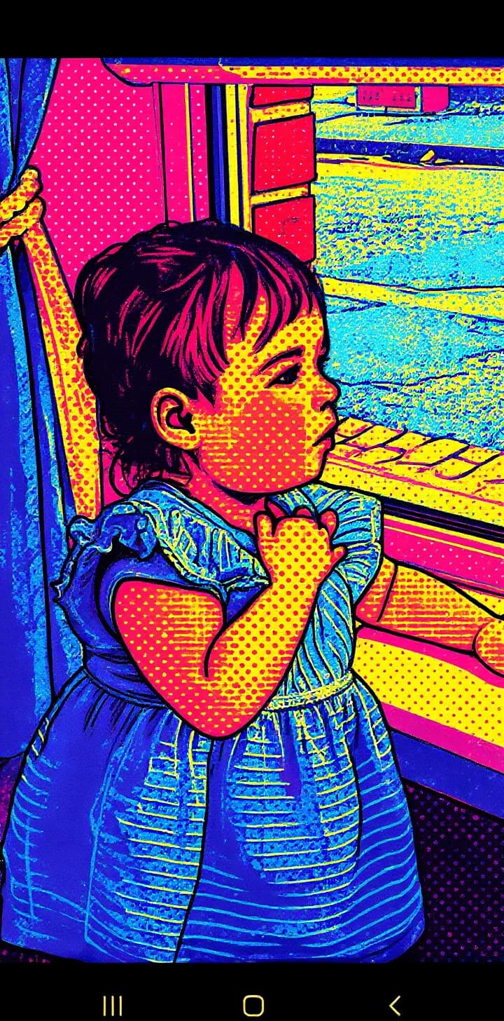 Transform image to pop-art art style