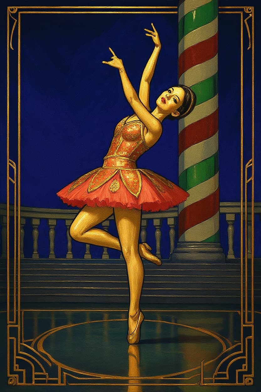 Transform image to art-deco art style