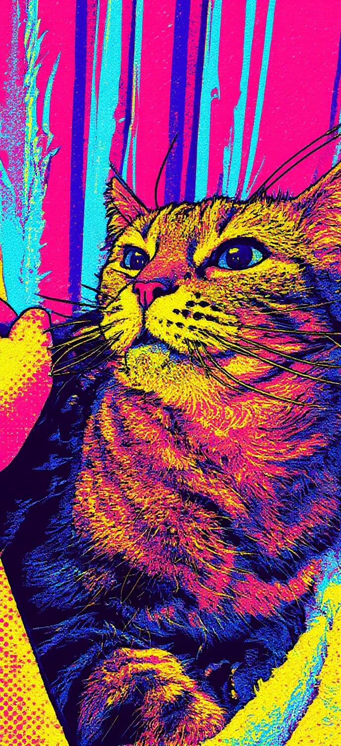 Transform image to pop-art art style