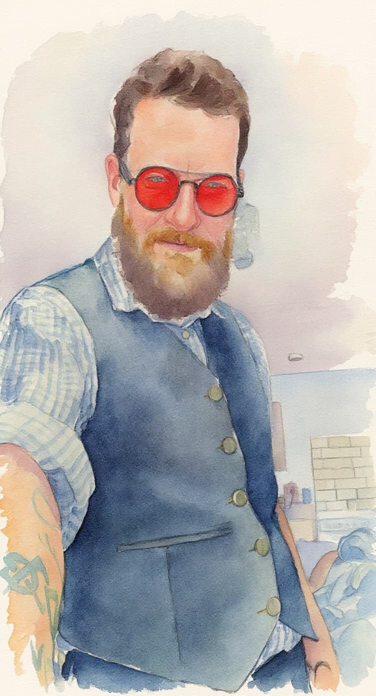 Transform image to watercolor art style