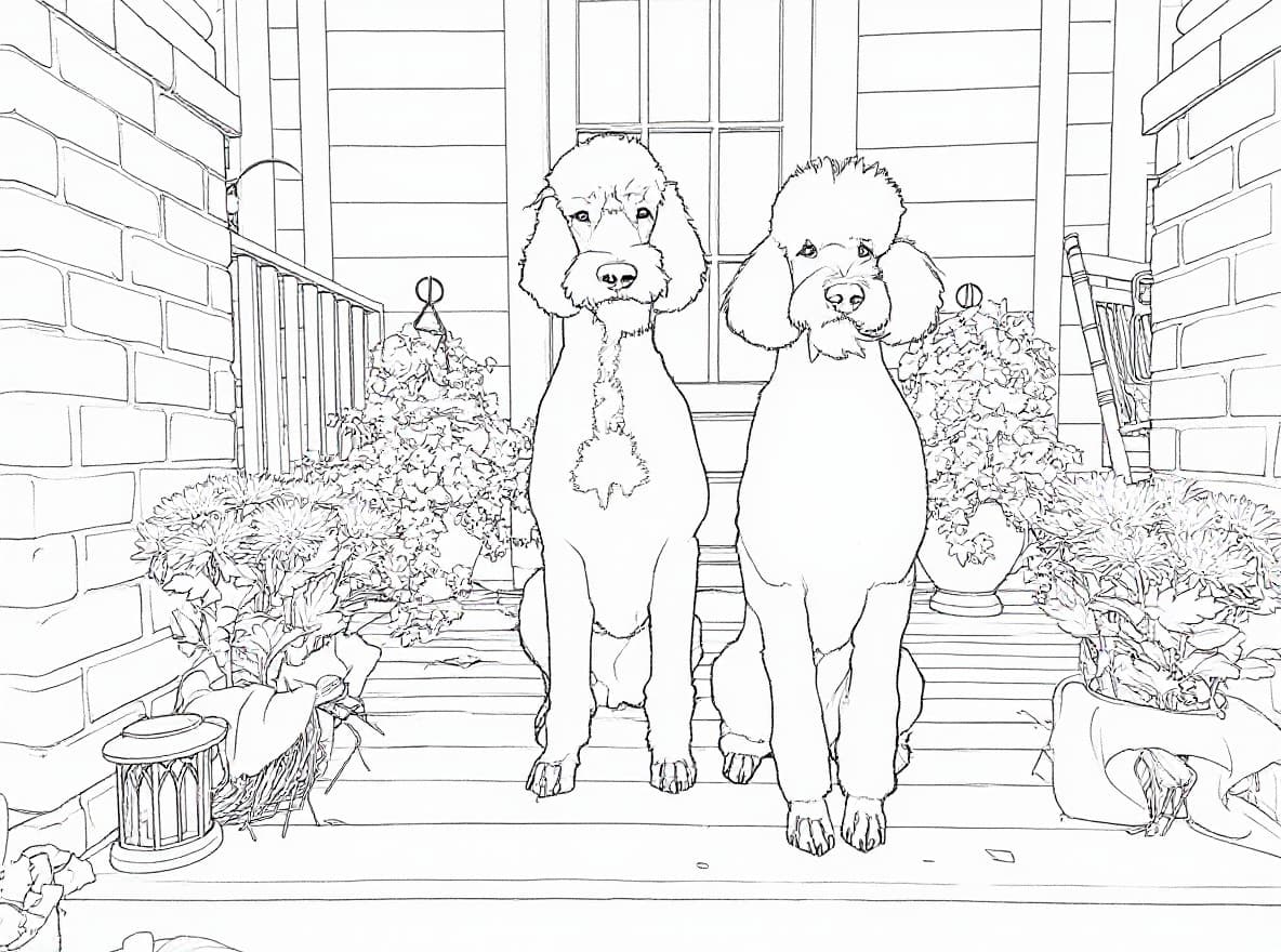 Transform image to line-art art style