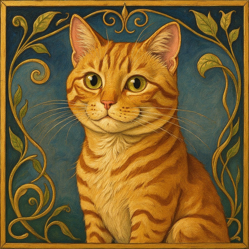 Art Nouveau portrait with elegant curves and floral motifs, photo-to-art generator portrait art, photo to art, turn photo into painting